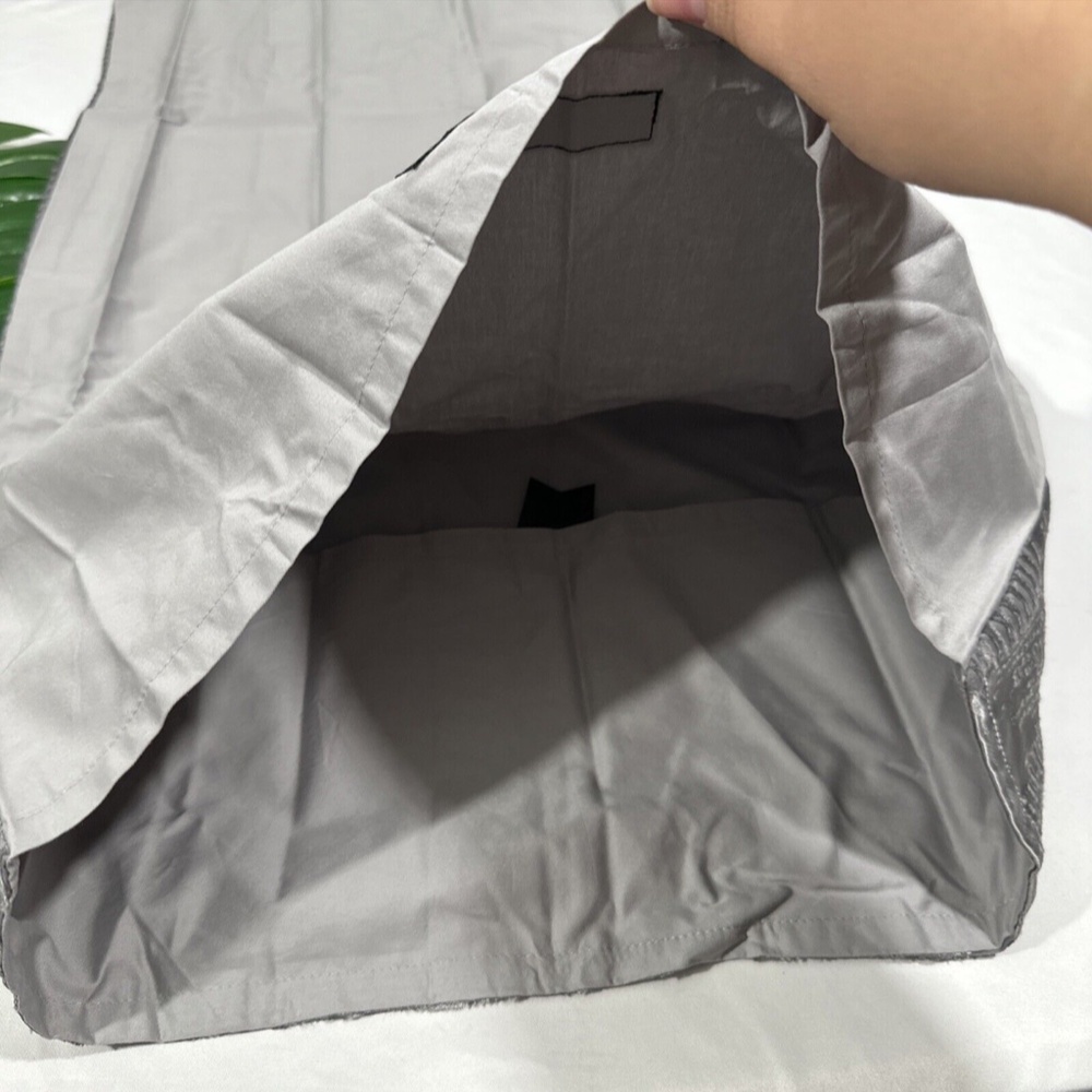 NIB $165 [ 1‎ Standard/Queen Sham ] Donna Karan Vapor Collection Grey - Picture 10 of 13